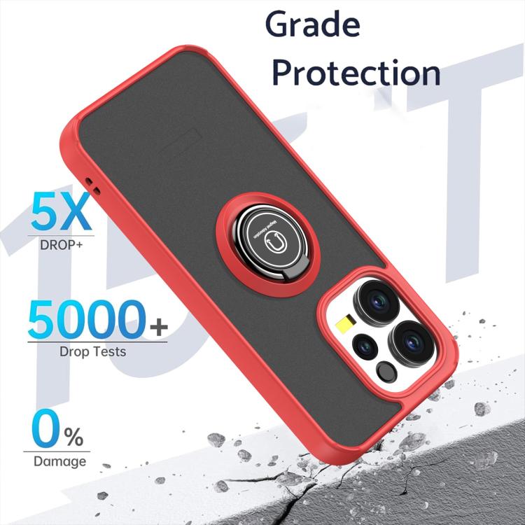 For OPPO Reno15 Pro 5G Global Q Shadow 1 Series TPU + PC Phone Case with Ring