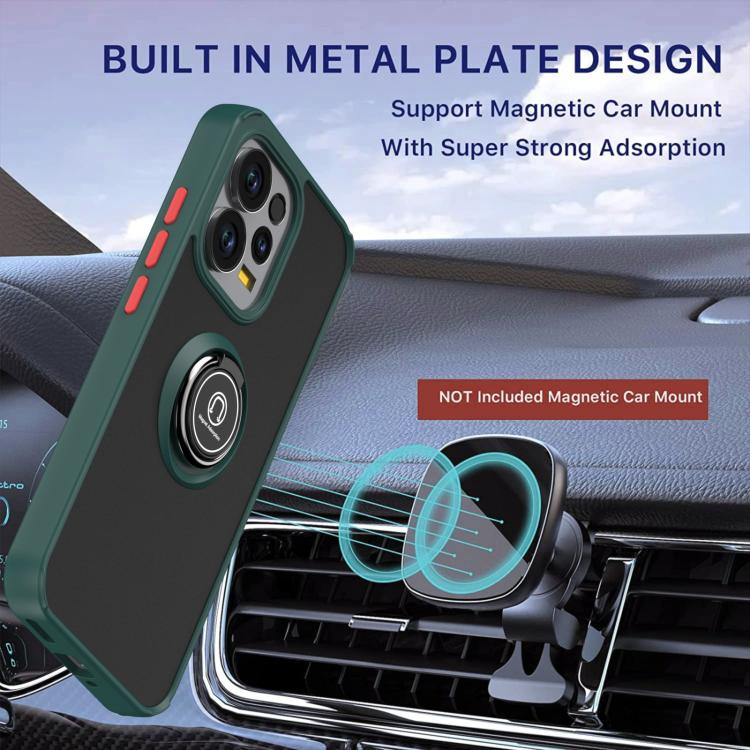 For OPPO Reno15 Pro 5G Global Q Shadow 1 Series TPU + PC Phone Case with Ring