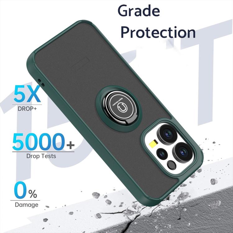 For OPPO Reno15 Pro 5G Global Q Shadow 1 Series TPU + PC Phone Case with Ring