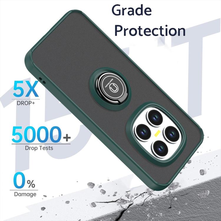 For Redmi Note 15 Pro 4G Global 163.2mm Q Shadow 1 Series TPU + PC Phone Case with Ring