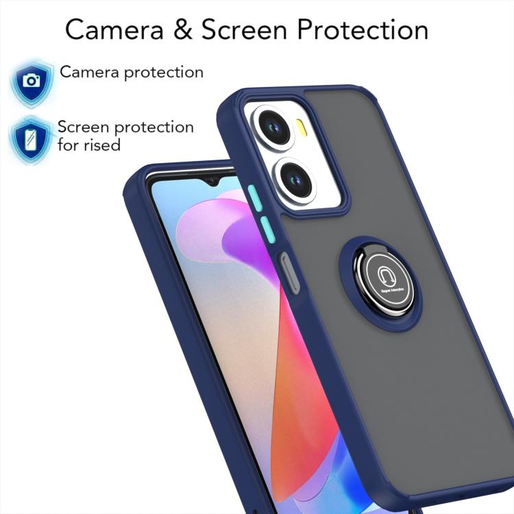 For Redmi 15a 5G Q Shadow 1 Series TPU + PC Phone Case with Ring