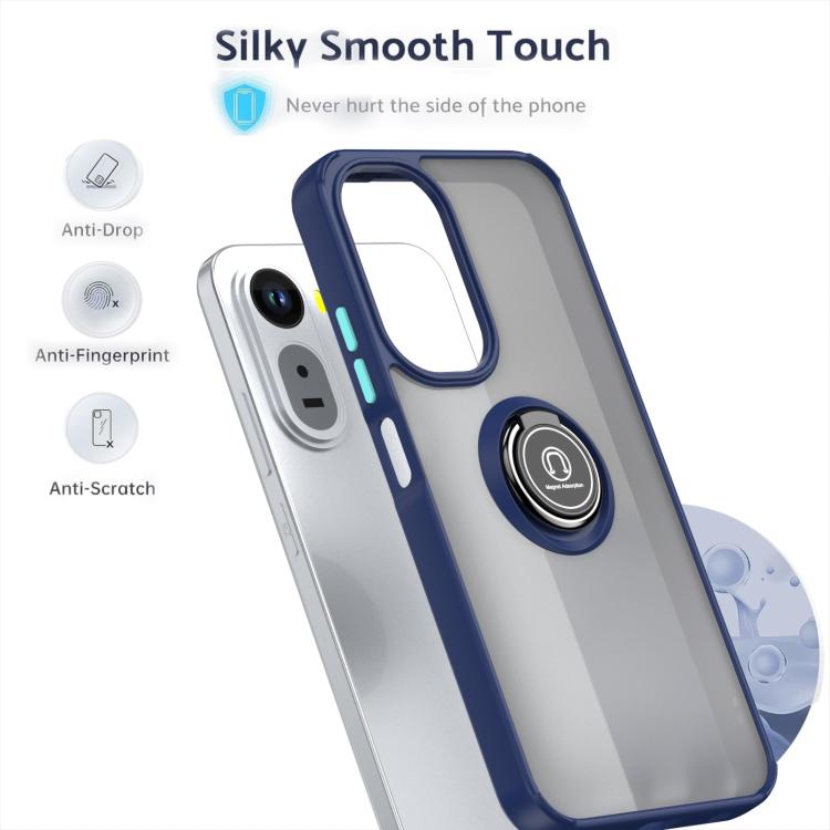 For Redmi A7 Pro 4G / 5G 171mm Q Shadow 1 Series TPU + PC Phone Case with Ring