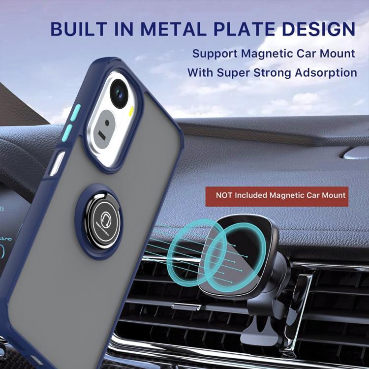 For Redmi A7 Pro 4G / 5G 171mm Q Shadow 1 Series TPU + PC Phone Case with Ring