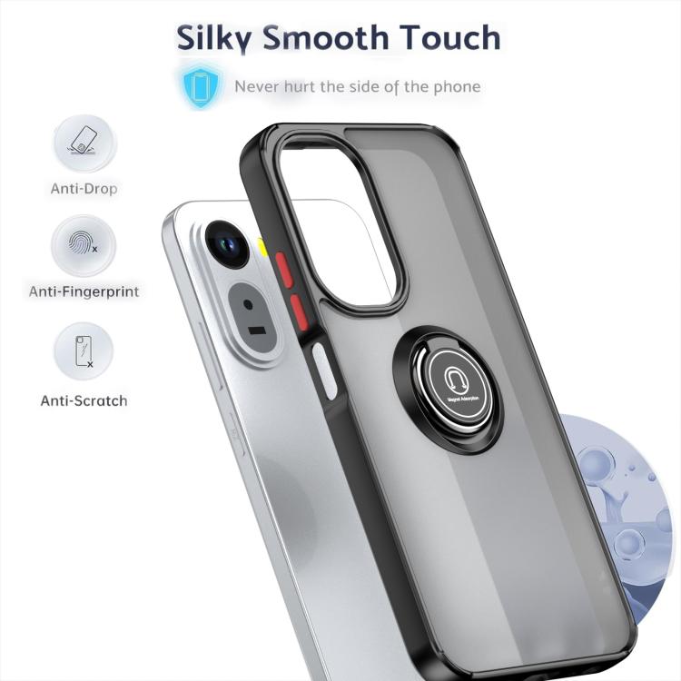 For Redmi A7 Pro 4G / 5G 171mm Q Shadow 1 Series TPU + PC Phone Case with Ring