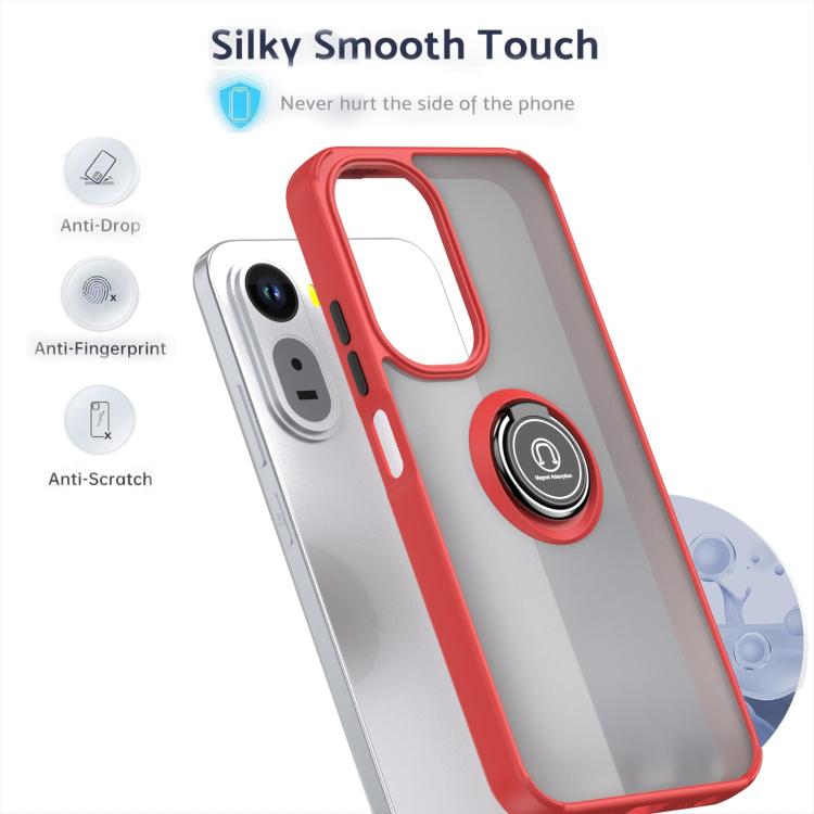For Redmi A7 Pro 4G / 5G 171mm Q Shadow 1 Series TPU + PC Phone Case with Ring
