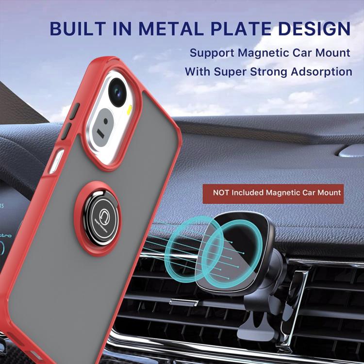 For Redmi A7 Pro 4G / 5G 171mm Q Shadow 1 Series TPU + PC Phone Case with Ring