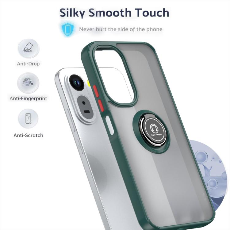 For Redmi A7 Pro 4G / 5G 171mm Q Shadow 1 Series TPU + PC Phone Case with Ring