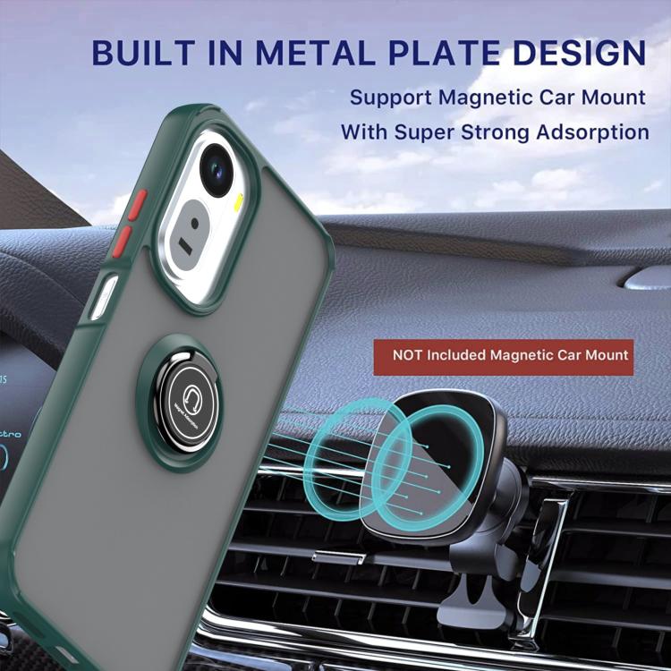 For Redmi A7 Pro 4G / 5G 171mm Q Shadow 1 Series TPU + PC Phone Case with Ring