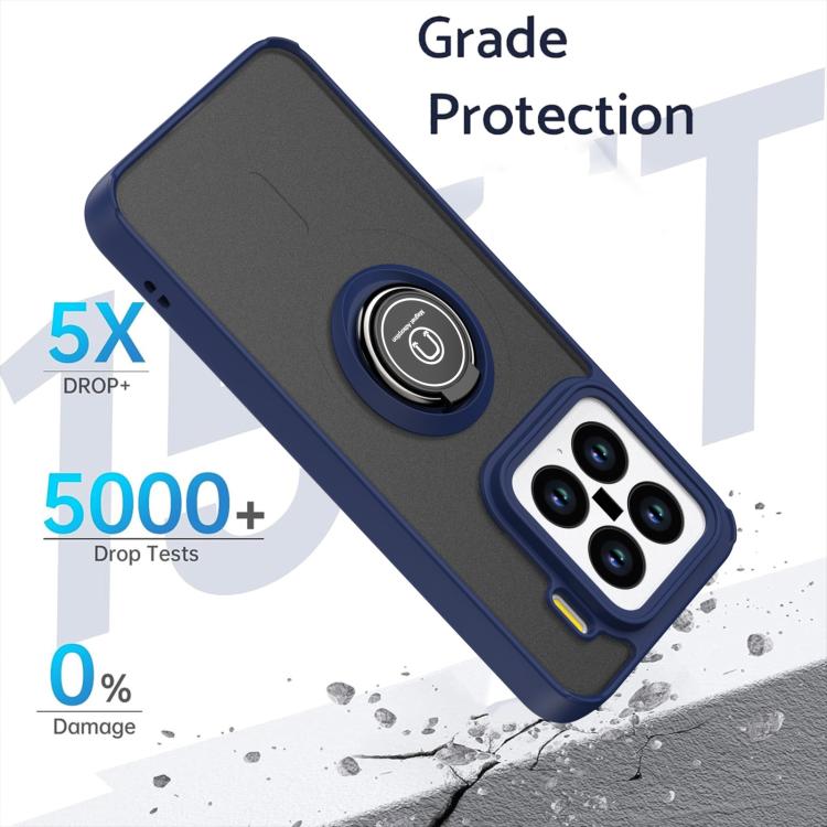 For Xiaomi 15 5G Q Shadow 1 Series TPU + PC Phone Case with Ring