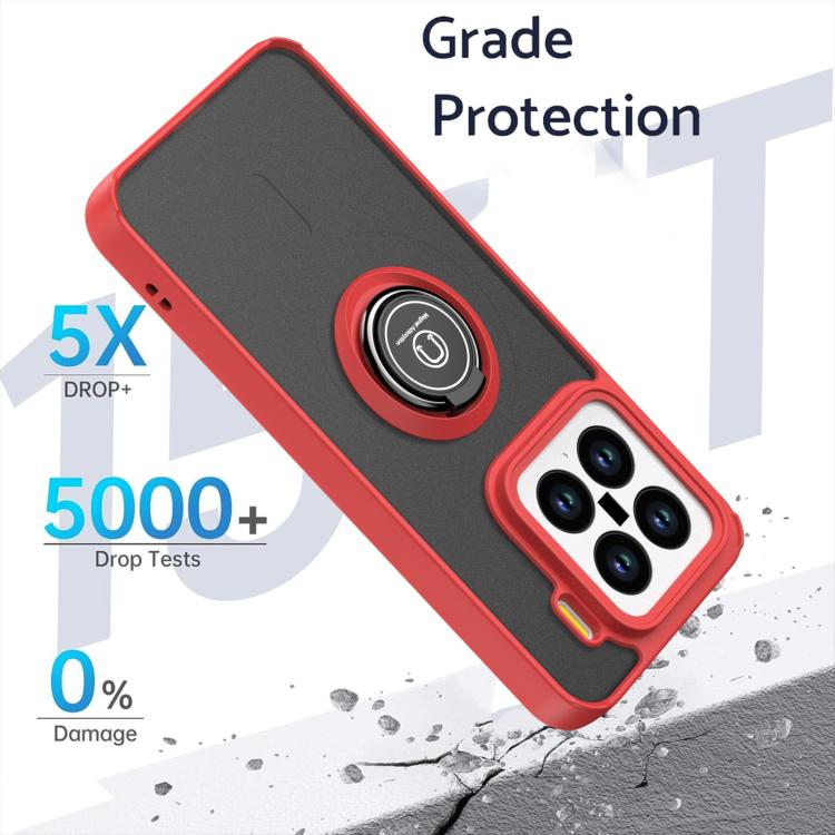 For Xiaomi 15 5G Q Shadow 1 Series TPU + PC Phone Case with Ring