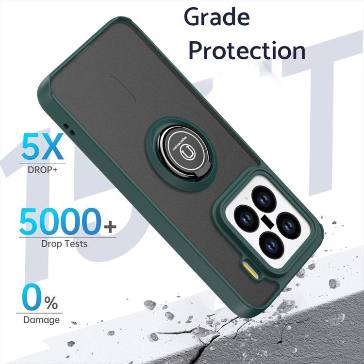 For Xiaomi 15 5G Q Shadow 1 Series TPU + PC Phone Case with Ring