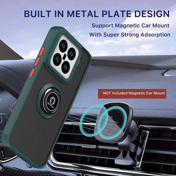For Xiaomi 15 5G Q Shadow 1 Series TPU + PC Phone Case with Ring