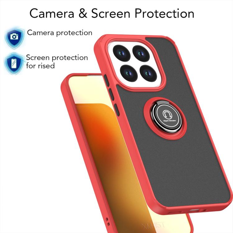 For Xiaomi 15T 5G Q Shadow 1 Series TPU + PC Phone Case with Ring