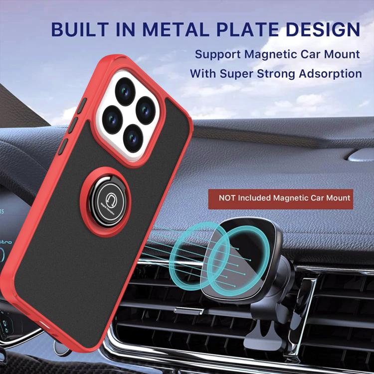 For Xiaomi 15T 5G Q Shadow 1 Series TPU + PC Phone Case with Ring