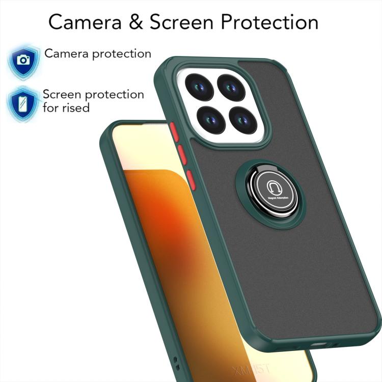 For Xiaomi 15T 5G Q Shadow 1 Series TPU + PC Phone Case with Ring