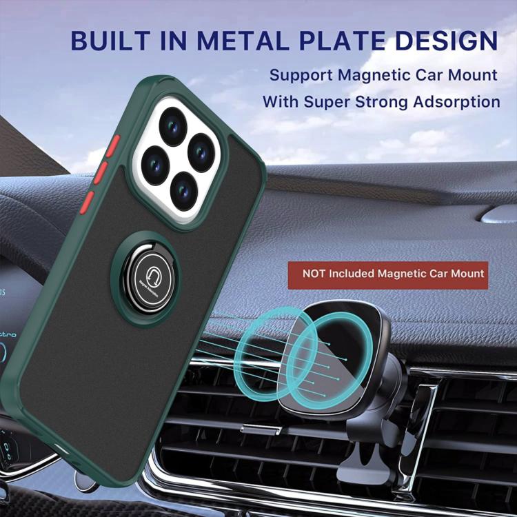 For Xiaomi 15T 5G Q Shadow 1 Series TPU + PC Phone Case with Ring