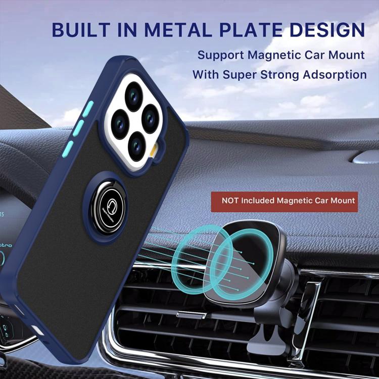 For Xiaomi 15T Pro 5G Q Shadow 1 Series TPU + PC Phone Case with Ring