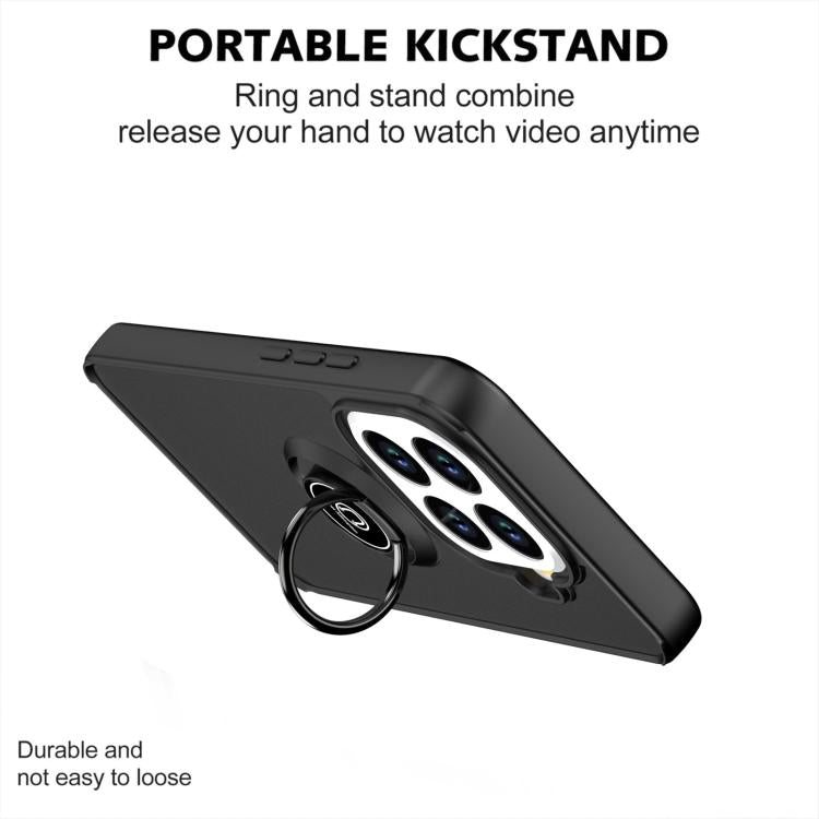 For Xiaomi 15T Pro 5G Q Shadow 1 Series TPU + PC Phone Case with Ring