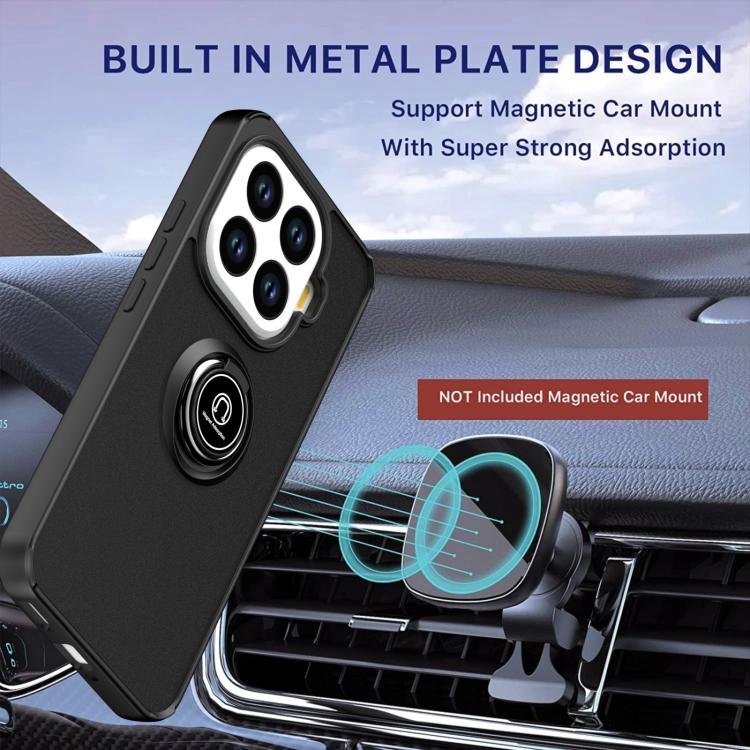 For Xiaomi 15T Pro 5G Q Shadow 1 Series TPU + PC Phone Case with Ring
