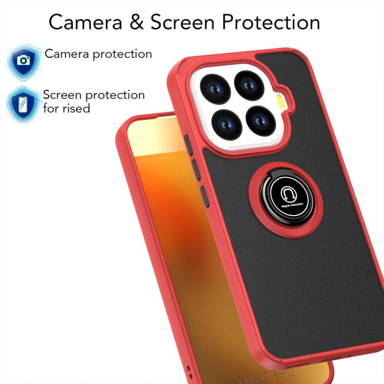 For Xiaomi 15T Pro 5G Q Shadow 1 Series TPU + PC Phone Case with Ring