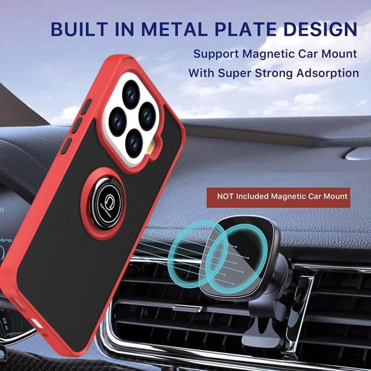 For Xiaomi 15T Pro 5G Q Shadow 1 Series TPU + PC Phone Case with Ring