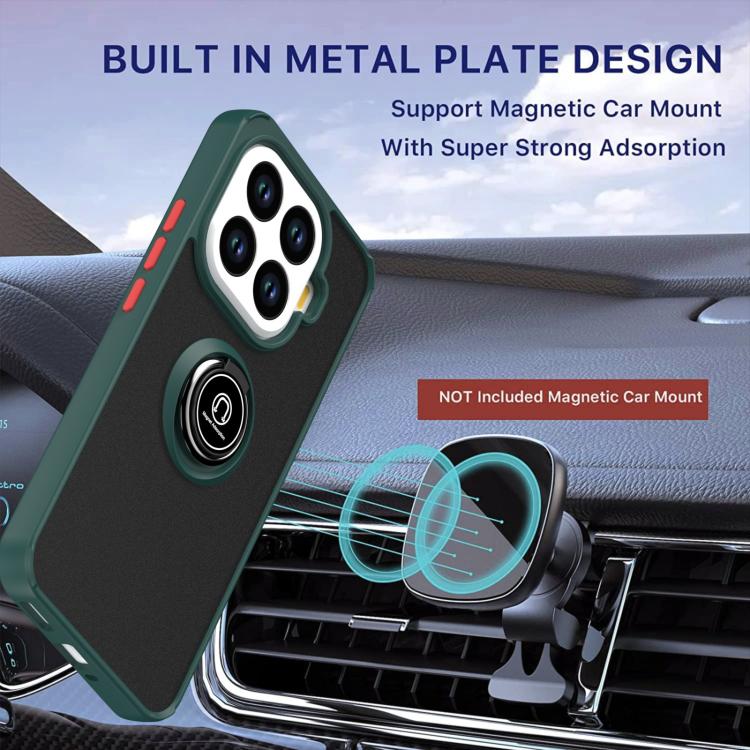 For Xiaomi 15T Pro 5G Q Shadow 1 Series TPU + PC Phone Case with Ring