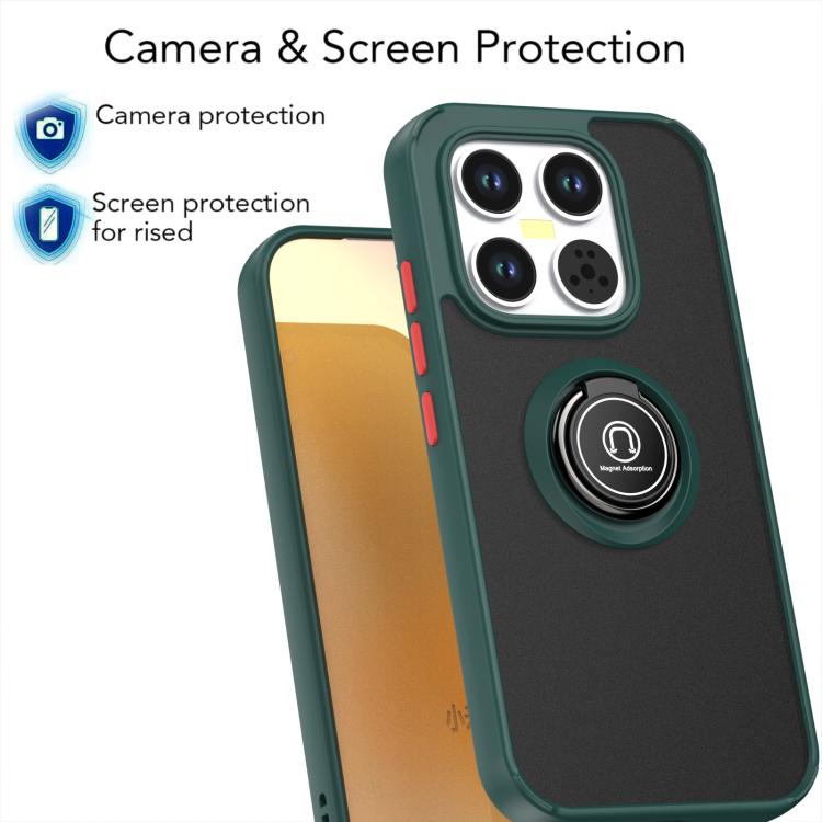 For Xiaomi 17 Q Shadow 1 Series TPU + PC Phone Case with Ring