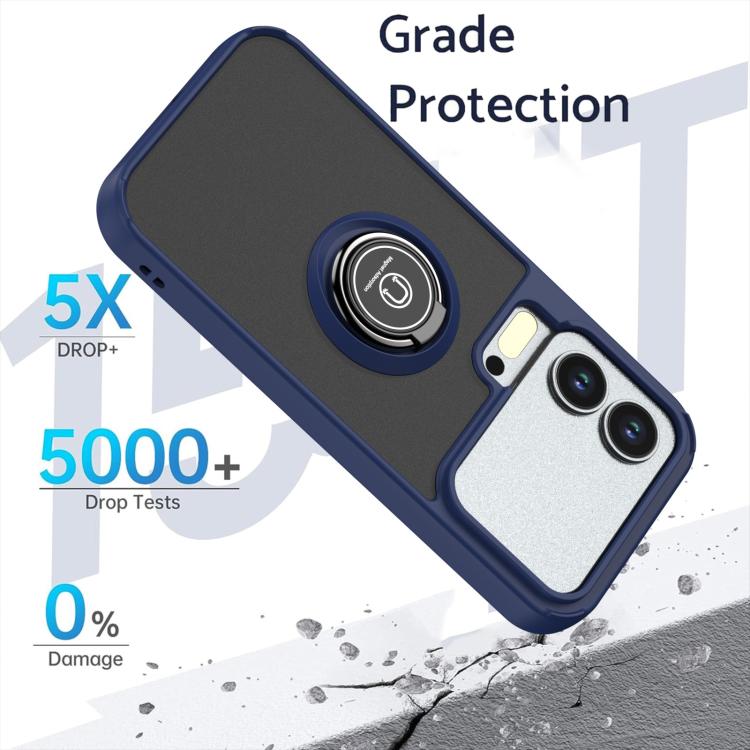For Xiaomi 17 Pro Q Shadow 1 Series TPU + PC Phone Case with Ring
