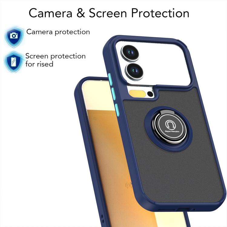 For Xiaomi 17 Pro Q Shadow 1 Series TPU + PC Phone Case with Ring