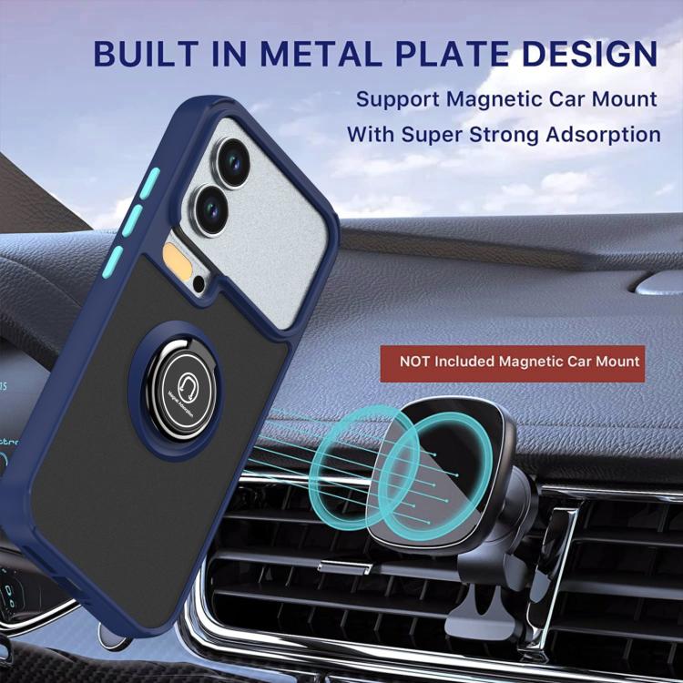 For Xiaomi 17 Pro Q Shadow 1 Series TPU + PC Phone Case with Ring