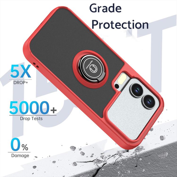For Xiaomi 17 Pro Q Shadow 1 Series TPU + PC Phone Case with Ring