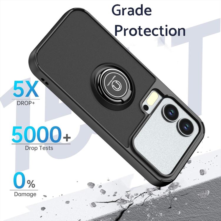 For Xiaomi 17 Pro Max Q Shadow 1 Series TPU + PC Phone Case with Ring