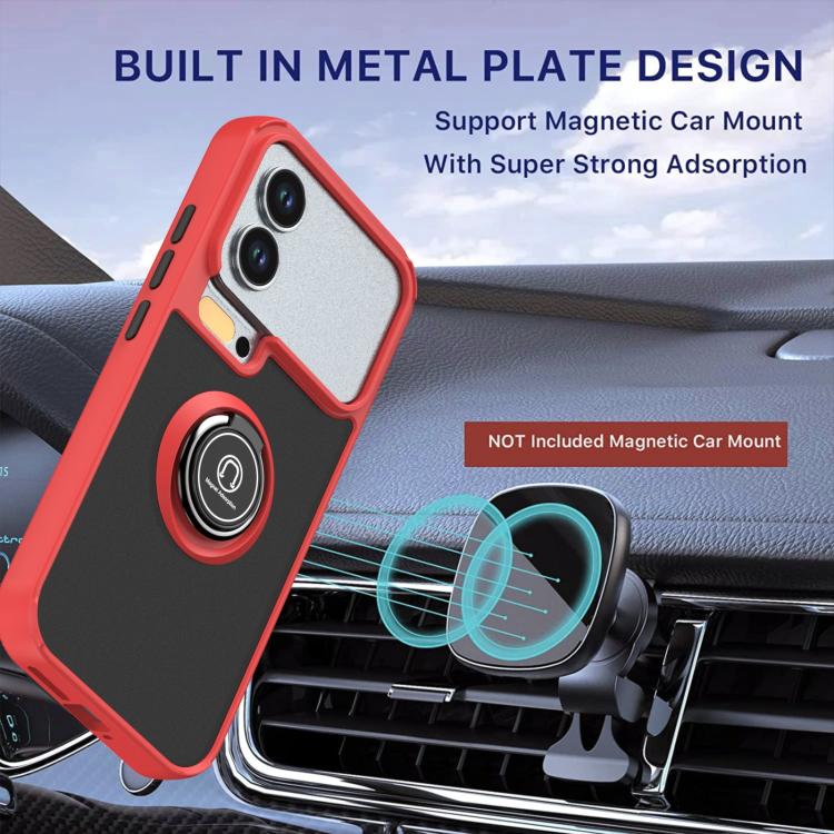 For Xiaomi 17 Pro Max Q Shadow 1 Series TPU + PC Phone Case with Ring