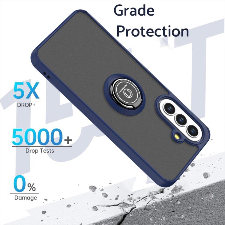 For Samsung Galaxy A37 5G Q Shadow 1 Series TPU + PC Phone Case with Ring