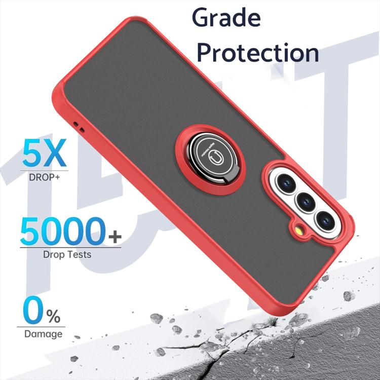 For Samsung Galaxy A37 5G Q Shadow 1 Series TPU + PC Phone Case with Ring
