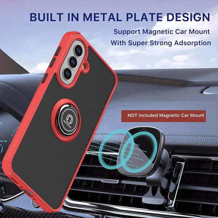 For Samsung Galaxy A37 5G Q Shadow 1 Series TPU + PC Phone Case with Ring