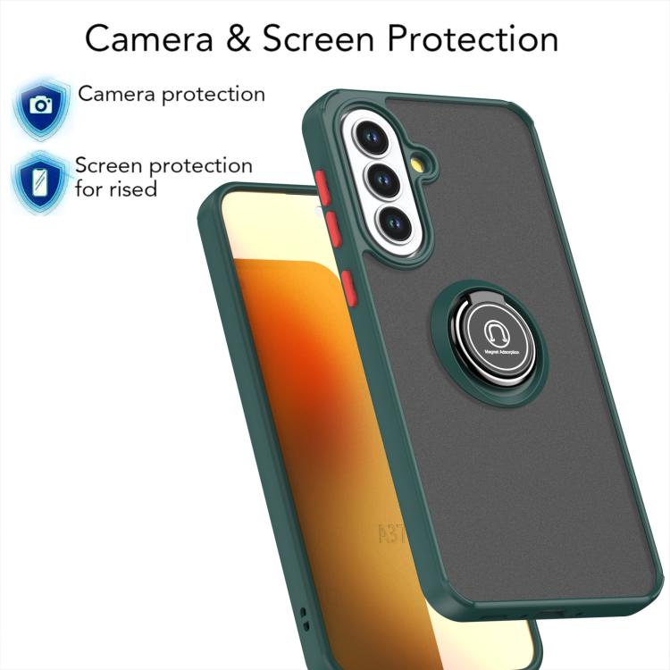 For Samsung Galaxy A37 5G Q Shadow 1 Series TPU + PC Phone Case with Ring