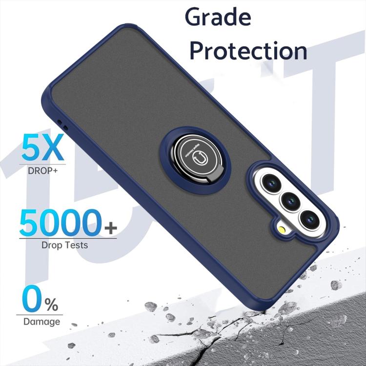 For Samsung Galaxy A57 5G Q Shadow 1 Series TPU + PC Phone Case with Ring