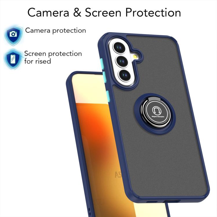 For Samsung Galaxy A57 5G Q Shadow 1 Series TPU + PC Phone Case with Ring