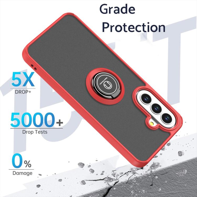 For Samsung Galaxy A57 5G Q Shadow 1 Series TPU + PC Phone Case with Ring