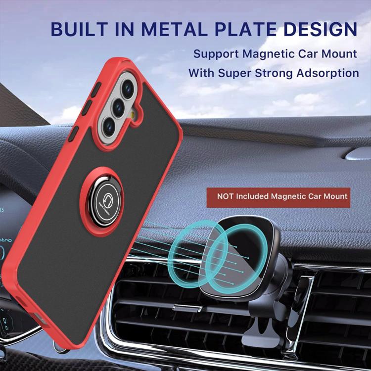 For Samsung Galaxy A57 5G Q Shadow 1 Series TPU + PC Phone Case with Ring