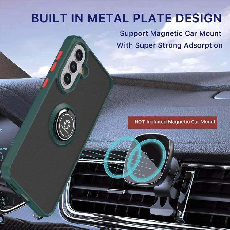For Samsung Galaxy A57 5G Q Shadow 1 Series TPU + PC Phone Case with Ring