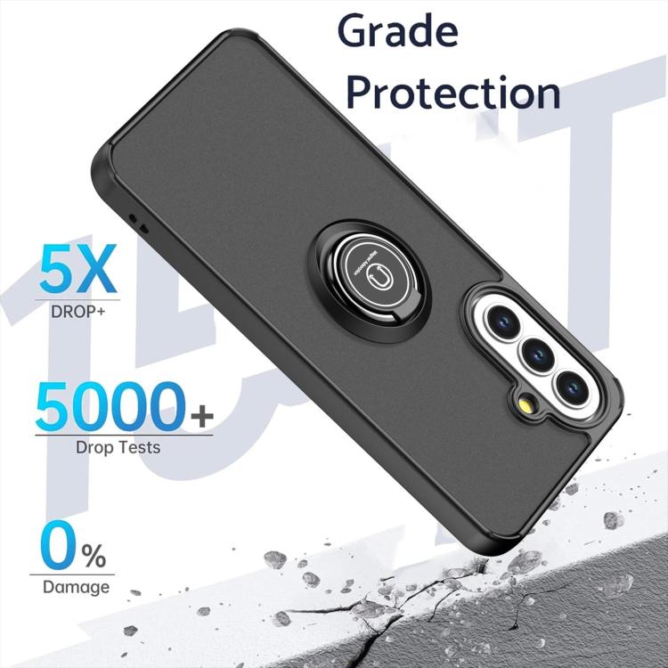 For Galaxy A27 5G Q Shadow 1 Series TPU + PC Phone Case with Ring