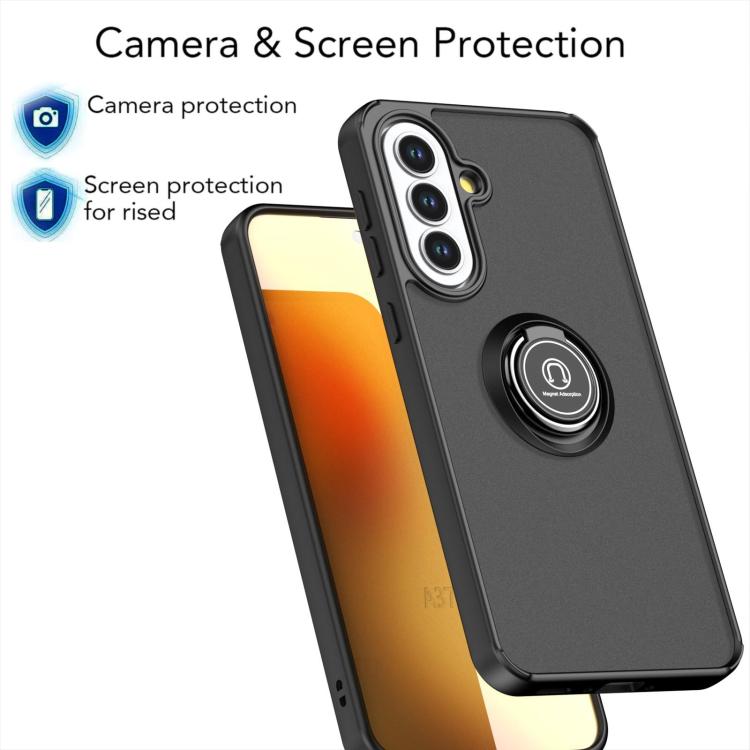 For Galaxy A27 5G Q Shadow 1 Series TPU + PC Phone Case with Ring