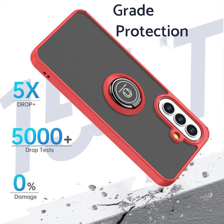 For Galaxy A27 5G Q Shadow 1 Series TPU + PC Phone Case with Ring