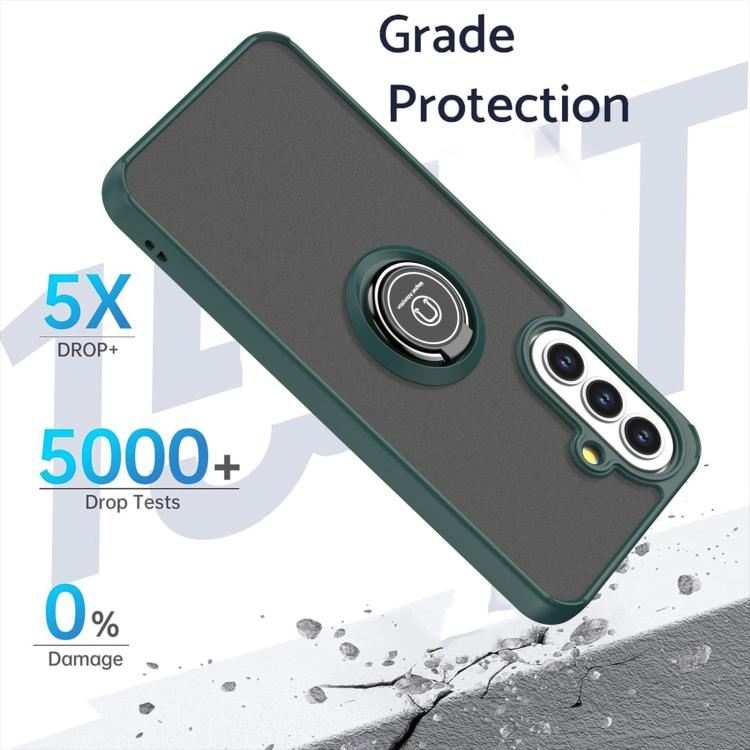 For Galaxy A27 5G Q Shadow 1 Series TPU + PC Phone Case with Ring
