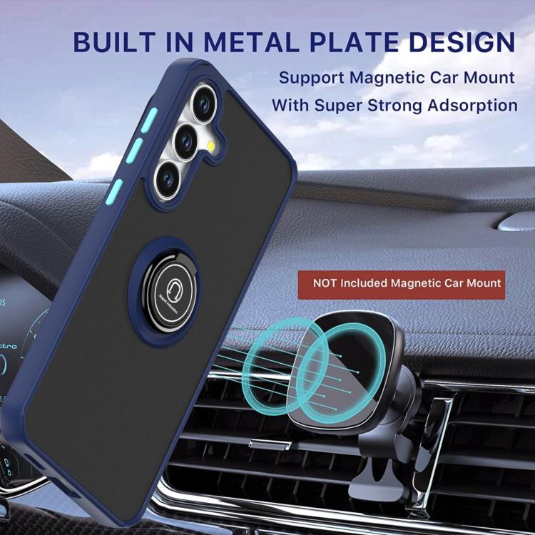 For Samsung Galaxy S25 FE 5G Q Shadow 1 Series TPU + PC Phone Case with Ring