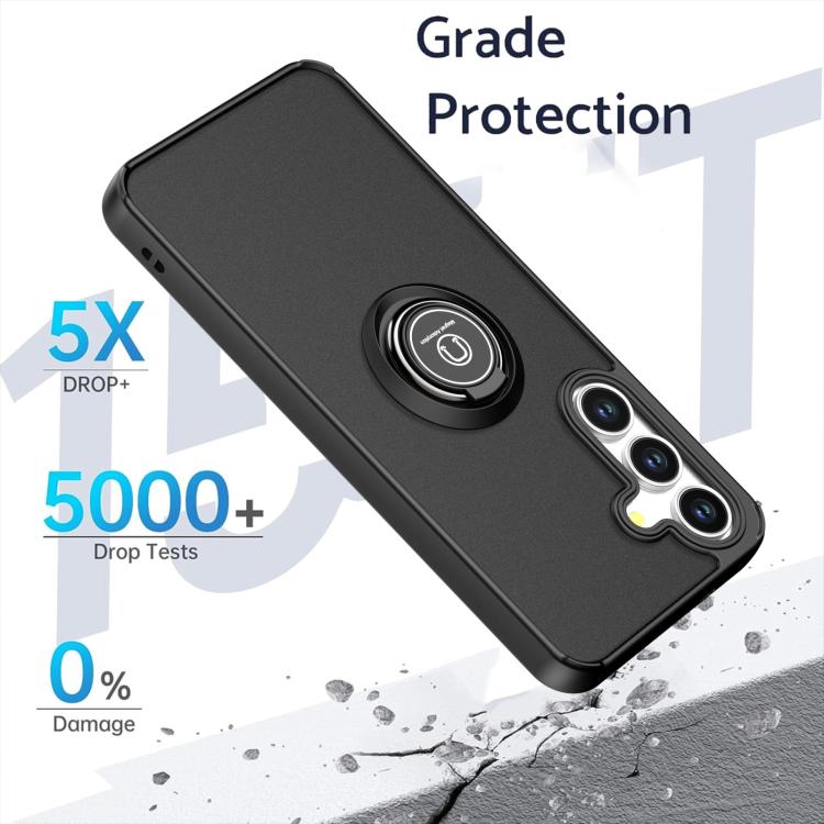For Samsung Galaxy S25 FE 5G Q Shadow 1 Series TPU + PC Phone Case with Ring