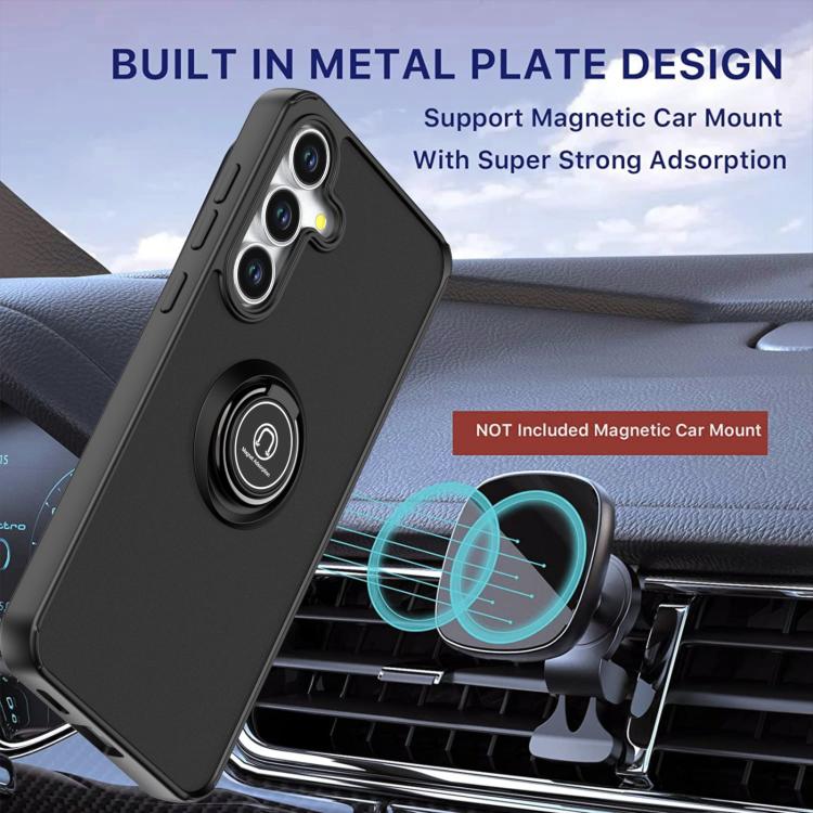 For Samsung Galaxy S25 FE 5G Q Shadow 1 Series TPU + PC Phone Case with Ring