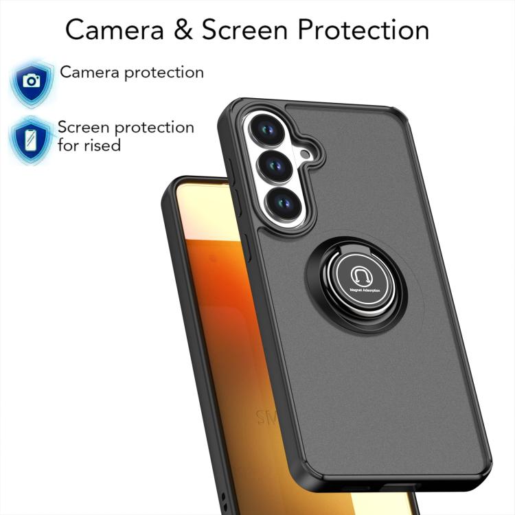For Samsung Galaxy S26+ 5G Q Shadow 1 Series TPU + PC Phone Case with Ring